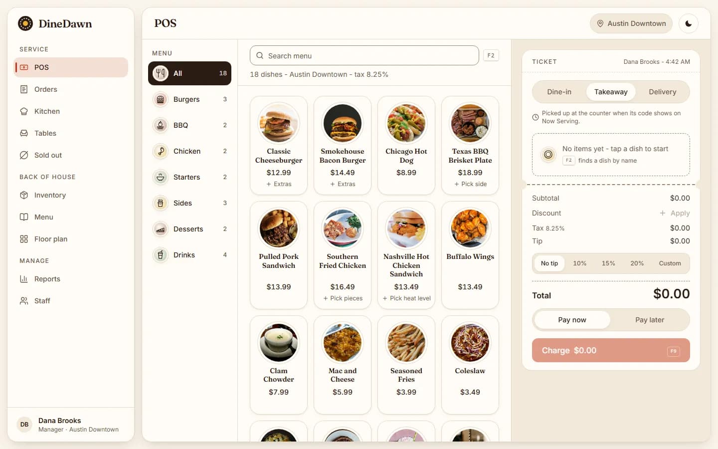DineDawn point of sale